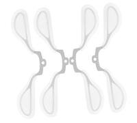 OSALADI 4pcs Silicone Eyeglass Nose Pads for Slip Thin Nosepad Accessories Ergonomic Comfort Design Reducing Nose Bridge Pressure Compatible with Various Glasses