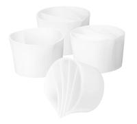 OSALADI 4Pcs Silicone Pigment Holder Mixing Cups for DIY Craft Glue Resin Recyclable Silicone Mold for Epoxy Small Divided Storage Cups for Home Decoration and Art Projects
