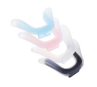 OSALADI 4pcs Soft Silicone Eyeglass Nose Pads Slip Comfortable Replacement for Glasses and Sunglasses Nose Cushions in White Pink Blue Black for Secure Fit and Wear