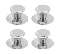 OSALADI 4pcs Stainless Steel Pot Lid Knobs Replacement with Nice Polished Smooth Surface Universal Pan Lid Handles for Kitchen Cookware Accessories