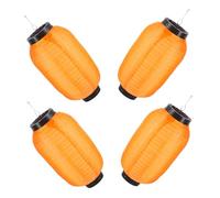OSALADI 4pcs Traditional Japanese Hanging Lanterns Decorative Sushi Bar Lights for Home Restaurant Garden Party Festive Ambiance