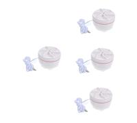 OSALADI 4pcs Ultrasonic Mini Washing Machine for Travel Portable Laundry Cleaner Material Compact Design