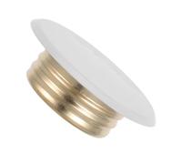 OSALADI 4pcs White Brass Fire Sprinkler Head Cover Plates - Recessed Sprinkler Escutcheon Trim Ring 8.7cm Outer Diameter 5.4cm Inner Diameter - Fire Flange Replacement for Indoor