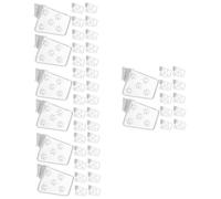 OSALADI 4sets Clip Divider Easy Install Fridge Partition Board Freezer Separator Grid Separator Suitable for Snack Bins 20pcs*4