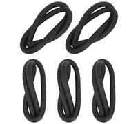 OSALADI 5 Pieces Black Foam Backer Rod 25mm Diameter x 1m for Couch Crack Gap Filler, Sofa Slipcover Tuck Grips and Furniture Cover Non-Slip Support Strips for Upholstery