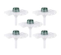 OSALADI 5 Sets DIY Wedding Bouquet Handle with Wet Foam Floral Base Holder and Lace Trim Floral Bouquet Tool for Bride and Bridesmaid Flower Arrangement