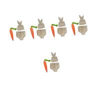 OSALADI 5 Sets Newborn Baby Photo Shoot Props Crochet Knit Hat Pants Set for Boy/girl Bunny Outfit Perfect for Newborn Photography Baby Shower Birthday Party