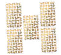 OSALADI 5 Sheet Small Holographic Star Stickers for Classroom Behavior Charts Reward Stickers for Enhance Student Motivation and Management Teacher Visual Timetable Aid