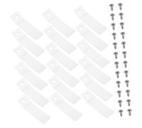 OSALADI 50 Sets Clear Drawer Stoppers with Screws Non-Slip Plastic Furniture Repair Tool for Dresser Chest Bottom Slide Prevention Easy Installation Invisible Design for Modern Homes