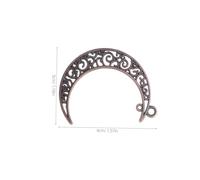 OSALADI 50pcs Alloy Charms Craft Pendant Bracelet Charm Pendant Necklace Metal Dangle Vintage Dangle Jewelry Finding Sun and Moon Jewelry