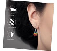 OSALADI 50Pcs DIY Shell Pendant Set Natural Colorful Printed Slices for Women Jewelry Making Lightweight Earring Bracelet Anklet Accessories Blue Pink