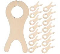 OSALADI 50pcs Natural Wood Yarn Bobbins Organizer Fish Shaped Thread Winding Boards Hand Polished Smooth Edges Tangle DIY Knitting Crochet Tool Craft Supplies