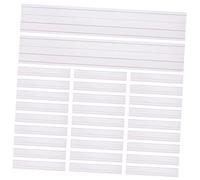 OSALADI 50Pcs Reusable Sentence Strips for Students Erasable Whiteboard Paper with Ruled Lines Xin Writing Strips for Classroom Handwriting Practice Phonics Sight Words and Math Exercises