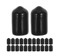 OSALADI 50pcs Rubber Hanger End Protectors with 9.5mm Inner Hole Diameter, round Wire End Caps for Clothes Hangers, Made of Sturdy Rubber, Providing Maximum Safety and Versatile Use