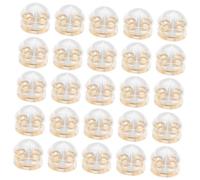 OSALADI 50Pcs Silicone Earring Backs for Women Transparent Flat Replacements Flexible Comfortable Locking Ear Clutch with Strong Wear Resistance Durable and Skin Friendly