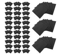 OSALADI 50pcs Silver Cleaner Cloth 8x8cm Suede Fabric Jewelry Wipes for Watches Portable Tarnish Removal Protects from Oxidation for Jewelry Maintenance and Travel