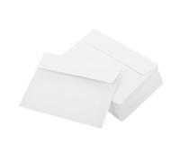 OSALADI 50pcs White Paper Envelopes Self Seal with Double Adhesive for Wedding Invitations Cards Letters Photos Business Mailing and Secure Closure