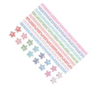OSALADI 540Pcs Multi-Color Origami Paper Star Strips for DIY Handcrafts Lightweight Folding Paper for Scrapbooking Card Making Party Decorations Suitable for Arts Crafts Enthusiasts