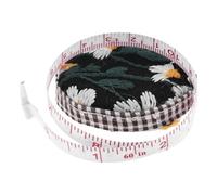 OSALADI 5m Garment Tape Measure Cloth Tailor Measuring Tape Vintage Embroidered Style Retractable Accurate Measurements Black Sewing Craft Projects