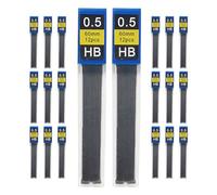 OSALADI 5Mm Mechanical Pencil Lead Refills, 360Pcs Graphite Leads for Technical Drawing, School Writing, Art Sketching and Drafting, Compatible with Mechanical Pencils, Hb Grade