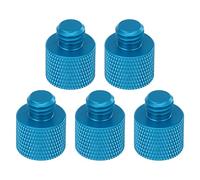 OSALADI 5pcs All-metal Microphone Stand Screw Adapter 3/8 Female to 1/4 Mic Stand Compatible with Tripod Mounts for Studio and Live Recording Use