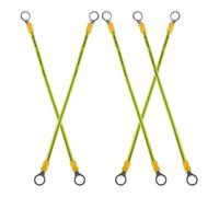 OSALADI 5pcs Automotive Ground Strap Braided Copper Grounding Cable Straps with Pvc Insulation for Car Battery Negative Earth Connection, Easy Installation and Safety Assurance