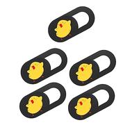 OSALADI 5pcs Cartoon Chicken Webcam Cover Peeping Sliding Lid for Laptop and Tablet Self-adhesive Lightweight Unique Design