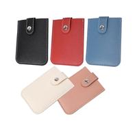 OSALADI 5Pcs Concealed Pull-Out Card Organizer Multi-Card Holder Sturdy Sleeves for Business Cards ID and Tickets for Travel and Office Use