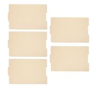 OSALADI 5pcs Manila Paper File Folders 210g Filing Folder Set for Office and Home Document Organization Legal Paper Organizer Beige