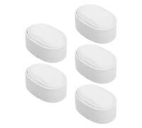 OSALADI 5pcs Mini Watch Pillow Watch Cushion Pad Elegant Solid Color Design Pu Velvet Carbon Fiber Material Easy to Carry Secure Fit
