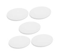 OSALADI 5pcs Oval Painting Canvas Boards with Sturdy Wood Frames Blank Artists Drawing Panels for Oil Acrylic Painting Beginner-Friendly Oval Canvas for Art Lessons and Home Decor