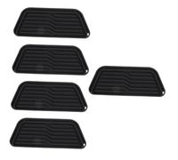OSALADI 5pcs Refrigerator Drip Tray Silicone Water Catcher for Fridge Non- Flexible Draining Mat Easy to Install Prevents Water Spills and Fridge Trays