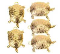 OSALADI 5Pcs Retro Turtle Charm Keychain Antique Jewelry Pendant for Bag Backpack Unique Turtle Accessories for DIY Crafts for Friends Family
