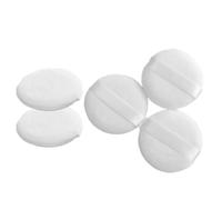 OSALADI 5pcs Rounded Velvet Powder Applicators Set, Soft Short Hair Makeup Tools for Face Setting, Woman Cosmetic Pads Suitable for Loose and Pressed Powder Use