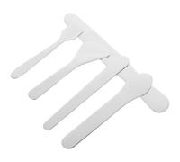 OSALADI 5pcs Stainless Steel Makeup Spatula Facial Cream Spoon Compact Sleek Lightweight Precision Application Smooth Finish for Women Travel Skincare Routine