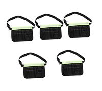 OSALADI 5pcs Utility Belt Pouch Adjustable Reflective Strap for Construction Gardening and Outdoor Use Tool Belt for Efficient Tool Organization