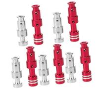OSALADI 5sets Electric Pressure Cooker Float Valves Replacement Parts with Red and Silver Rods Self Locking Steam Release Valves Compatible with Multiple Models 2pcs*5
