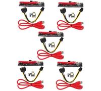 OSALADI 5sets Pcie Riser Card for Laptop External Gpu Pcie Express Extension Graphics Computer External Gpu