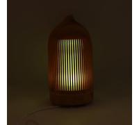 OSALADI 5v USB Ultrasonic Aromatherapy Diffuser with Color Changing Night Light, Mini Desktop Essential Oil Humidifier for Home Use, Wood Grain Compact Air Mist Humidifier