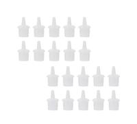 OSALADI 60Pcs Universal Eyelash Glue Bottle Mouth Replacement Caps Plastic Nozzles for Eyelash Supplies, Compatible Lash Extension Bottles, Travel-Friendly Accessories