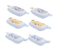 OSALADI 6pcs Baby Toddler Bath Brush Sponge Cotton Easy to Hold Easy to Clean Mixed Color Infant Bath Scrubber for Bathing Assorted Style