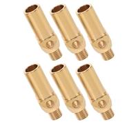 OSALADI 6pcs Brass Gas Nozzles for Bbq Grills Camping Stoves Precision Engineered for Gas Burners Compatible with Cylinder Tanks Mining Applications