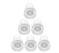 OSALADI 6pcs Cane Tips Replacements Anti-Skid Rubber Steel Ferrules, Enhanced Stability, for Walking Stick and Trekking Poles, Indoor Use for Seniors