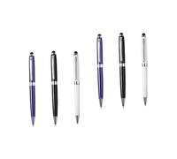 OSALADI 6pcs Capacitive Stylus for Tablet PC Touch Screen Device Pen Metallic Multi Functional Writing Tool for Drawing and Typing Phones and Tablets