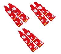 OSALADI 6pcs Christmas Themed Tissue Box Holder Cover for Home Decor Moisture-resistant Tissue Paper Box Vibrant Color Design for Holiday Festivities