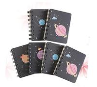 OSALADI 6pcs Coil Notebooks Portable Memo Pads for School Office Practical Stationery for Students Teachers and Office Staff Random Style