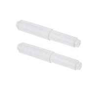 OSALADI 6pcs Flexible Toilet Paper Holder Rods White Spring Coil Winder Extendable Bathroom Dispenser Replacement for Home Hotel Restaurant
