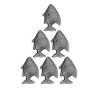 OSALADI 6pcs Food Grade Iron Fish Cooking Tool for Vegan Pregnancy and Athlete Use in Soups and Drinks