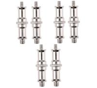 OSALADI 6pcs Male Threaded Screw Adapter Spigot for Light Stand Flash Light Stand Screw Dj Accessory