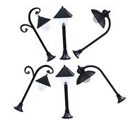 OSALADI 6pcs Miniature Street Light Models for Landscape Decor Elegant Garden Path Accessories for Dollhouses and Planting Chic and Design